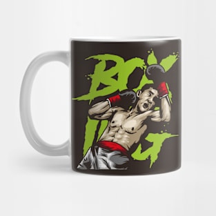 the boxer launches attack Mug